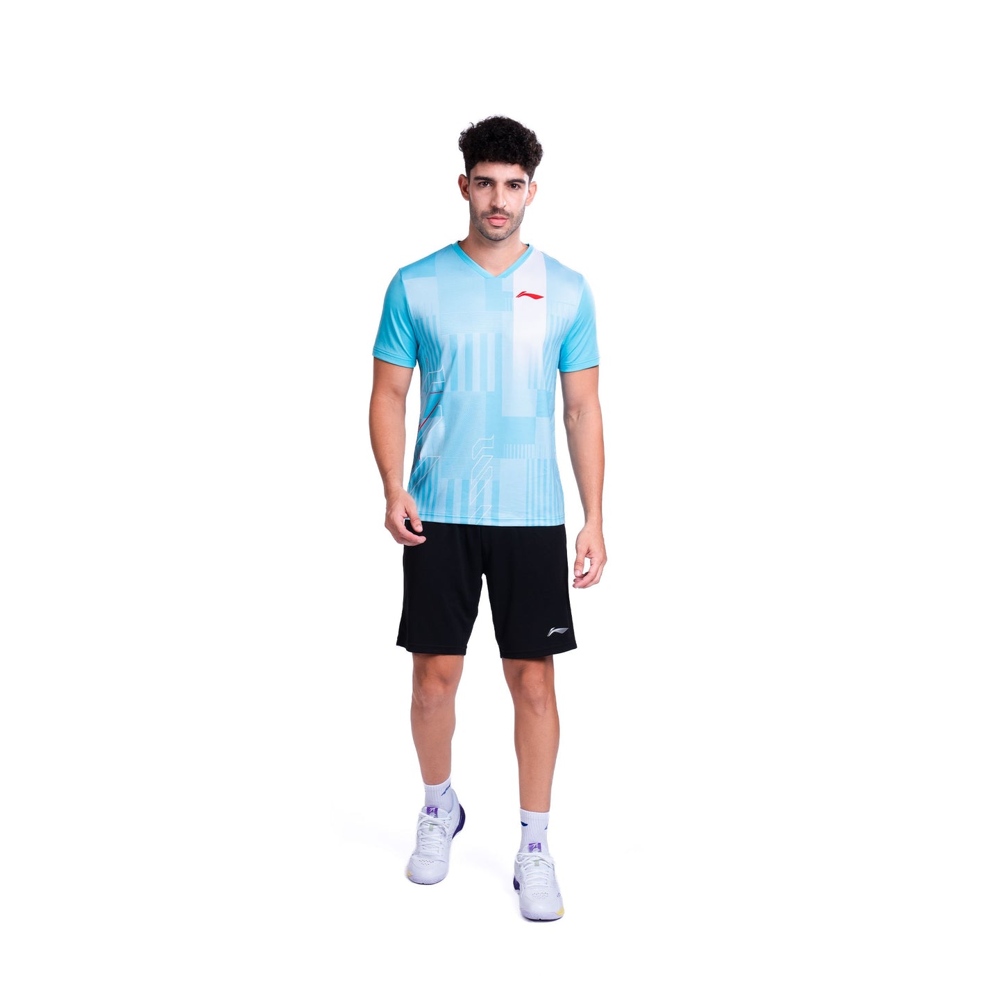 Stroke T-Shirt-SEA BLUE