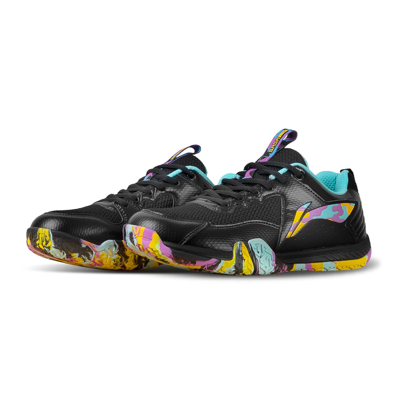 SAGA LITE 9 - BLACK/PURPLE/YELLOW/SEA BLUE