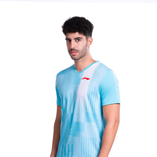 Stroke T-Shirt-SEA BLUE