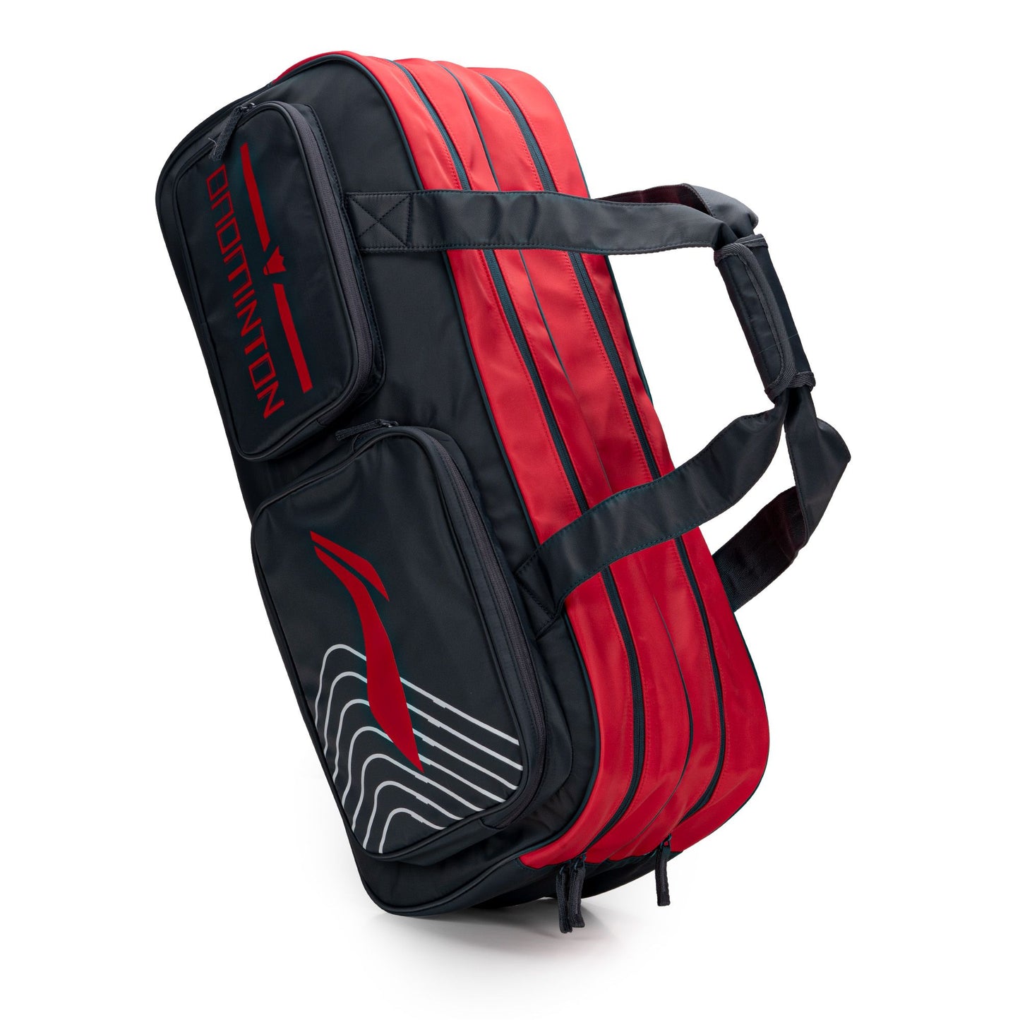 Qube Square Bag (Grey/Red)