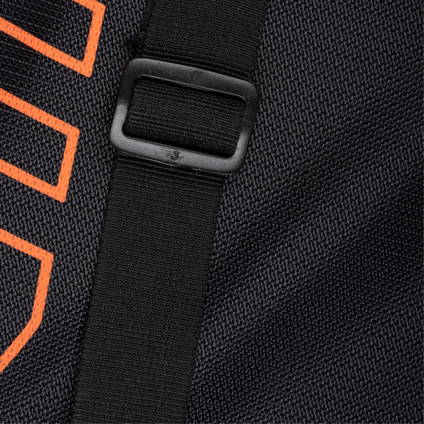 Shield Racket Cover - Black/Orange