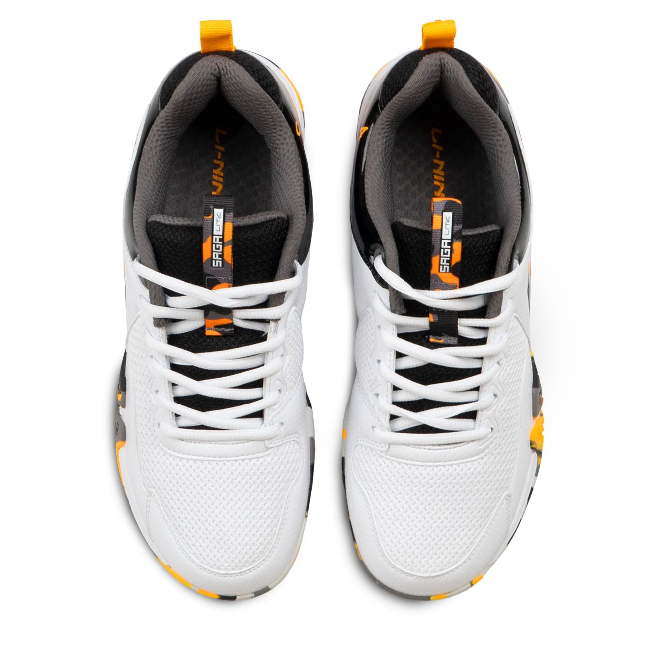SAGA LITE 9 - WHITE/BLACK/ORANGE YELLOW/DK