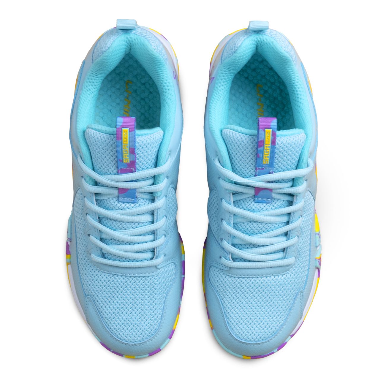 SAGA LITE 9 - LT BLUE/YELLOW/PURPLE